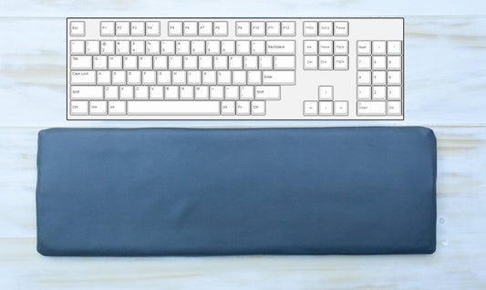 Typing wrist rest cushion, low profile