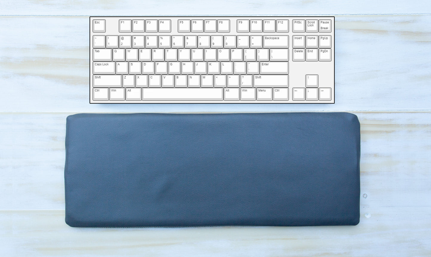 Typing wrist rest cushion, low profile