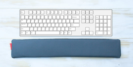 Typing wrist rest cushion, slim, low profile
