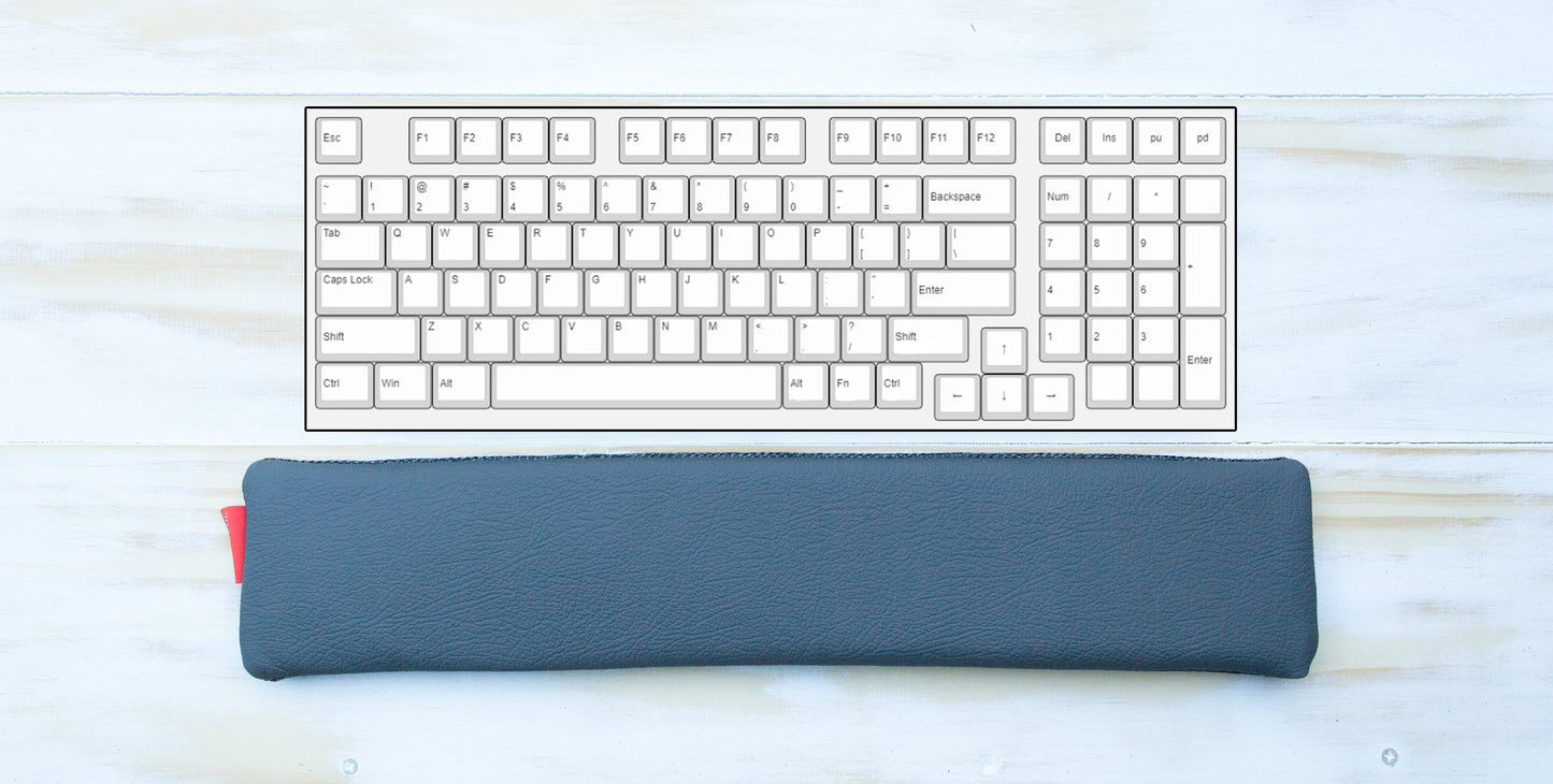 Typing wrist rest cushion, slim, low profile