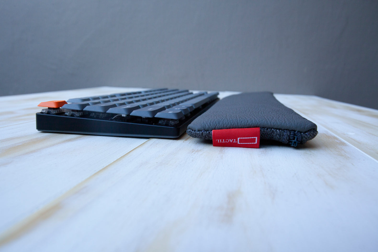 Typing wrist rest cushion, slim, low profile